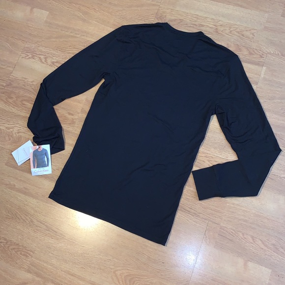 NWT Calvin Klein Thermal U Neck Long Sleeve Shirt - Picture 7 of 7
